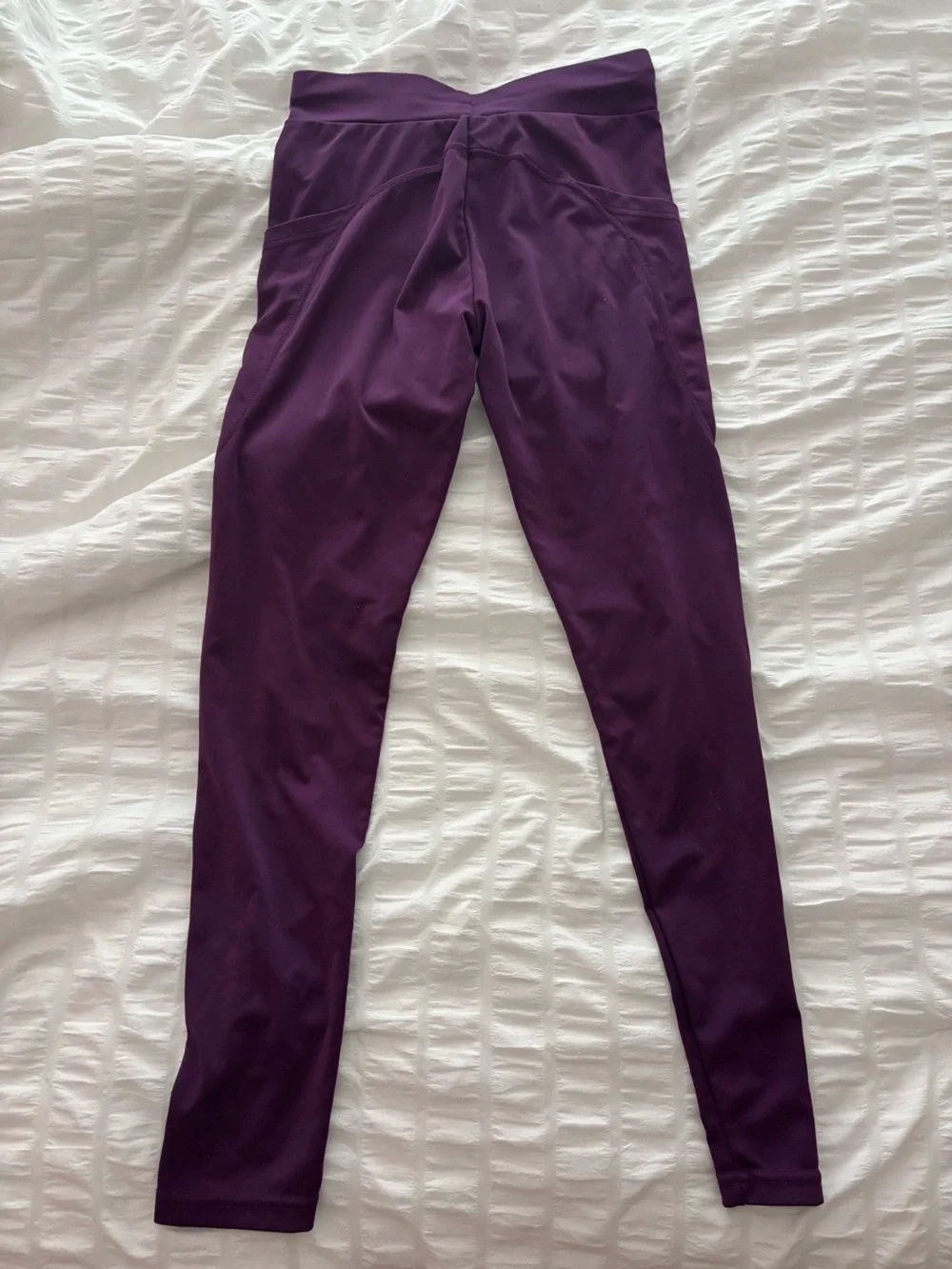 Women's Purple Seamless Sleepwear Leggings